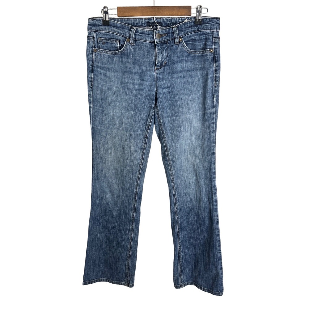 Tommy Hilfiger‎ American Freedom Bootcut Jeans Medium Wash Blue Size 8 Low Rise